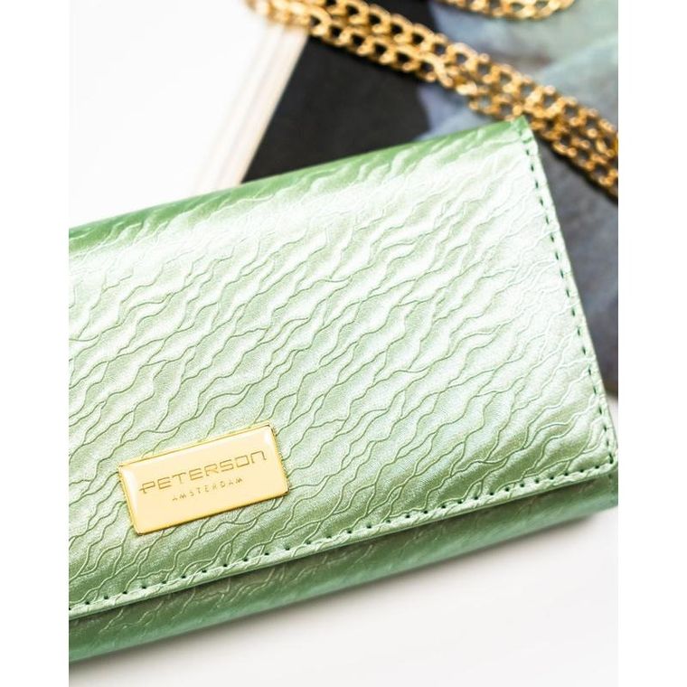 Portfel, jasnozielony, Peterson