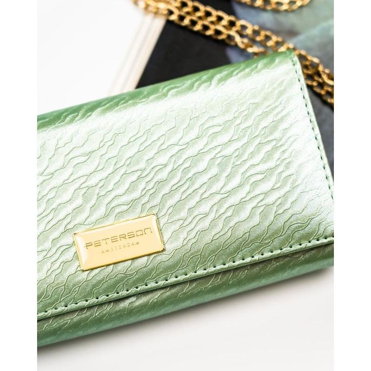 Portfel, jasnozielony, Peterson
