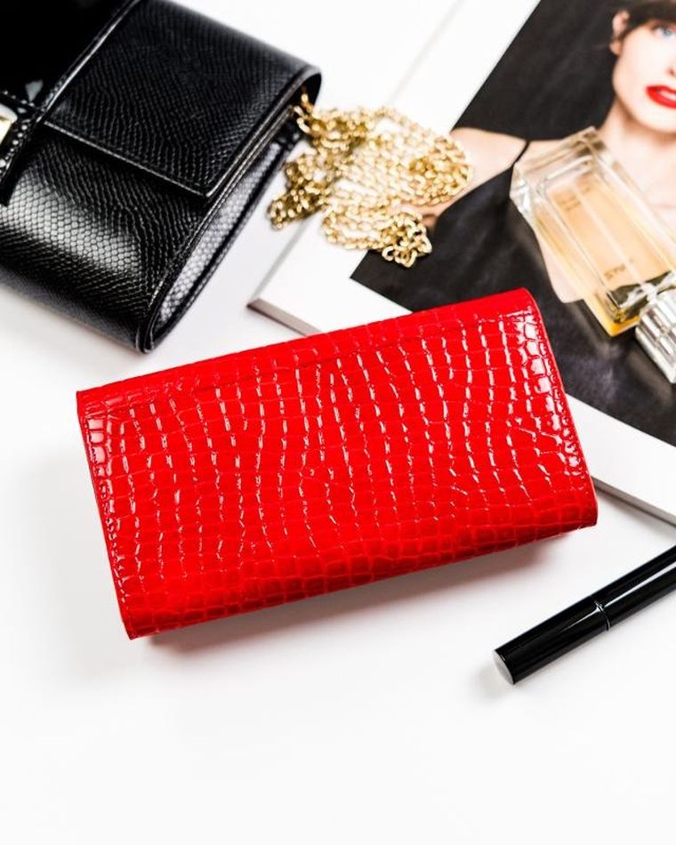 Portfel, lakierowany, Peterson