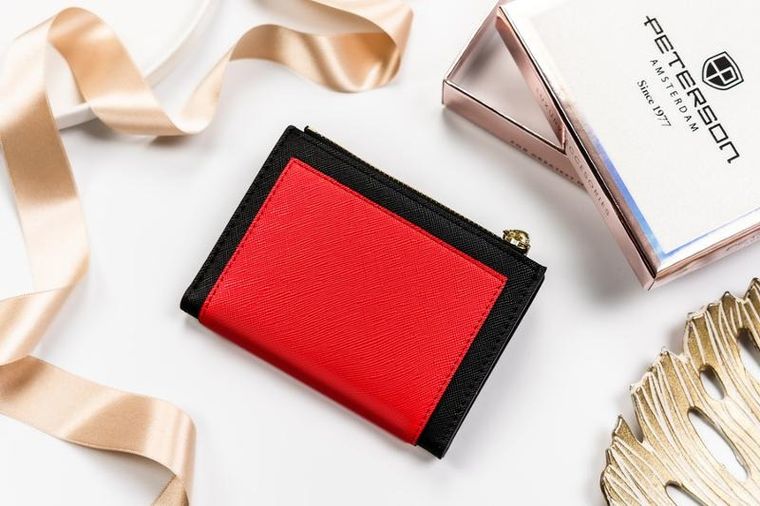 Portfel, mix, skóra ekologiczna, Peterson