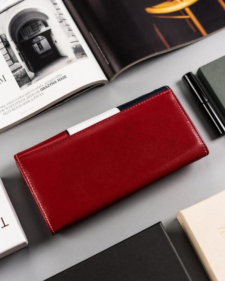 Portfel, mix, skórzany, Peterson