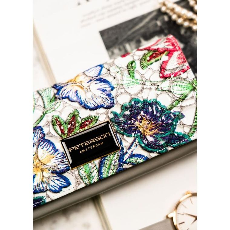 Portfel, mix, skórzany, Peterson