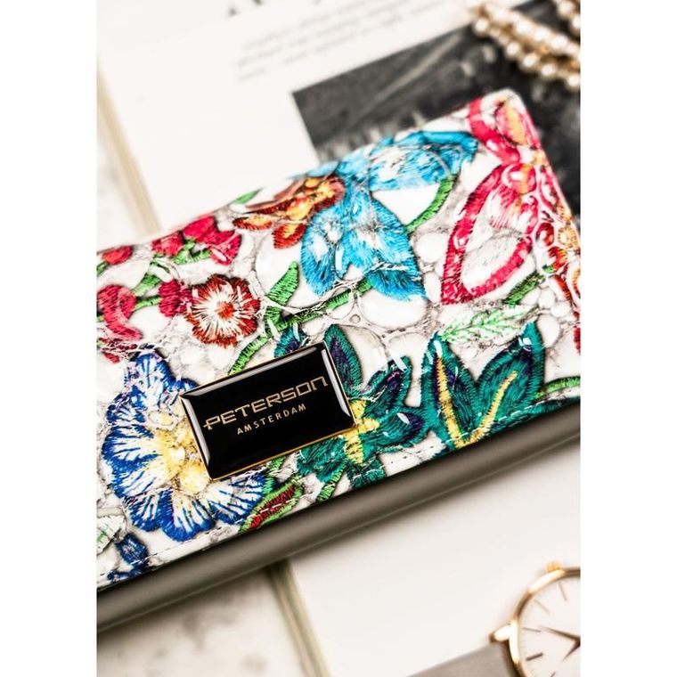 Portfel, mix, skórzany, Peterson