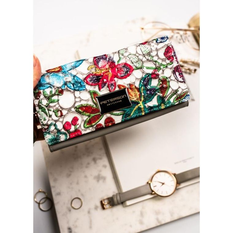 Portfel, mix, skórzany, Peterson