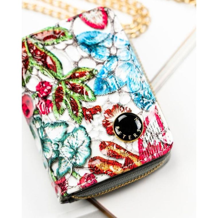 Portfel, mix, skórzany, Peterson