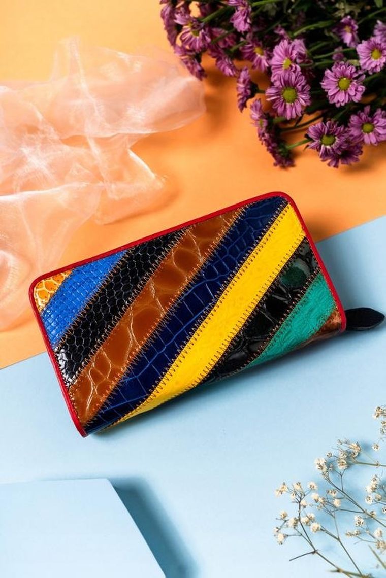 Portfel, mix, skórzany, Rovicky