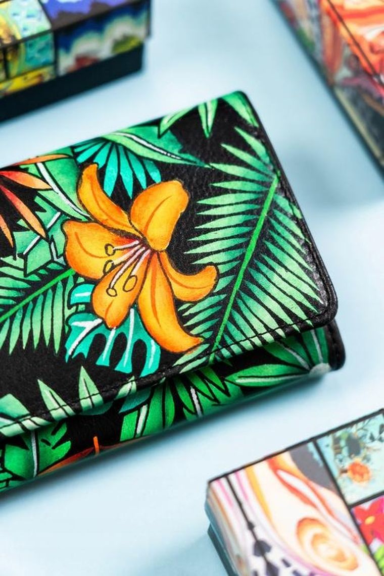 Portfel, mix, skórzany, Rovicky