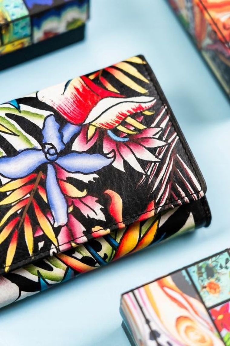 Portfel, mix, skórzany, Rovicky