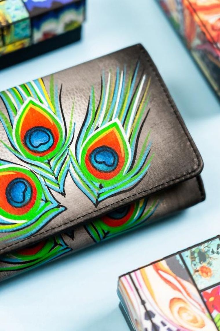 Portfel, mix, skórzany, Rovicky