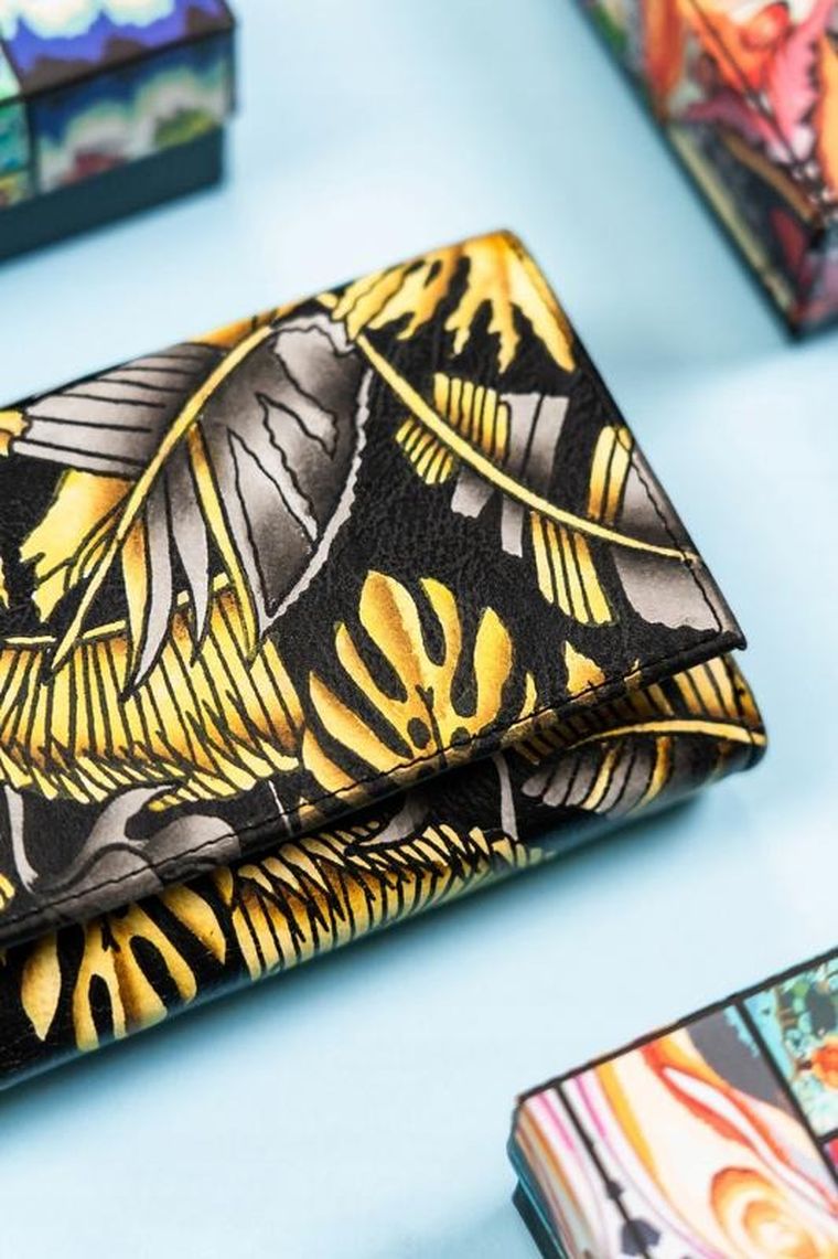 Portfel, mix, skórzany, Rovicky