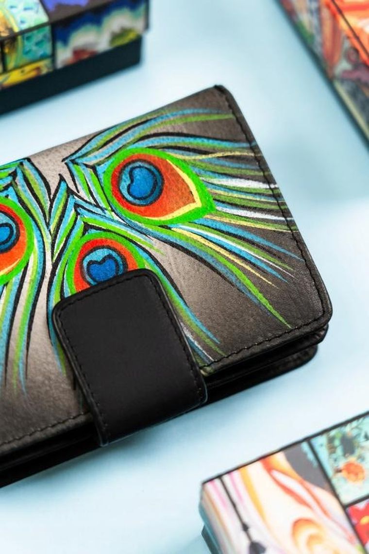 Portfel, mix, skórzany, Rovicky