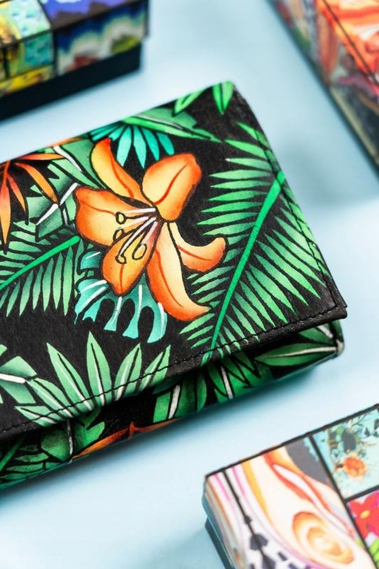 Portfel, mix, skórzany, Rovicky