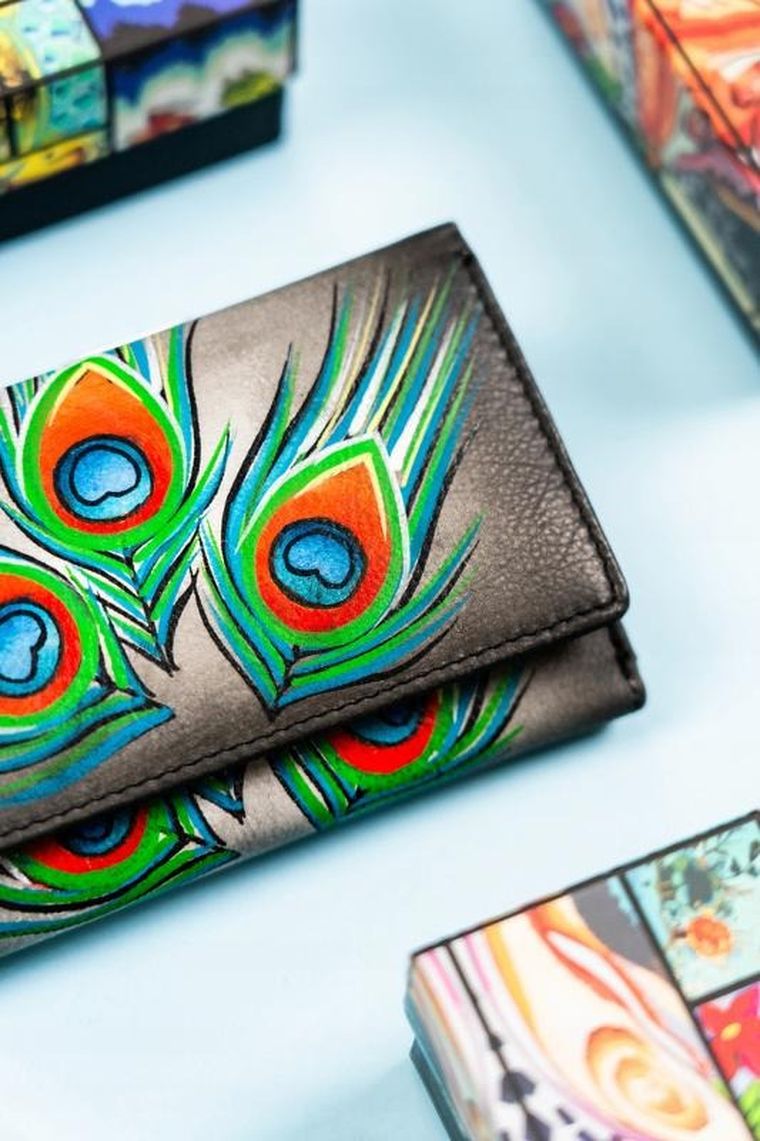 Portfel, mix, skórzany, Rovicky