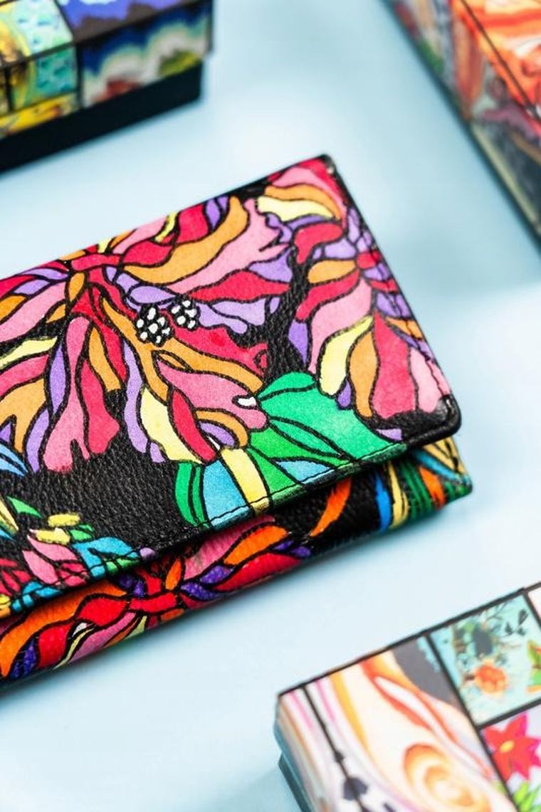 Portfel, mix, skórzany, Rovicky