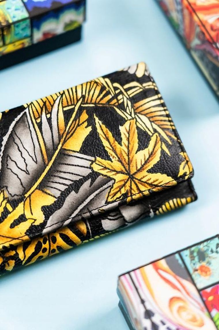 Portfel, mix, skórzany, Rovicky