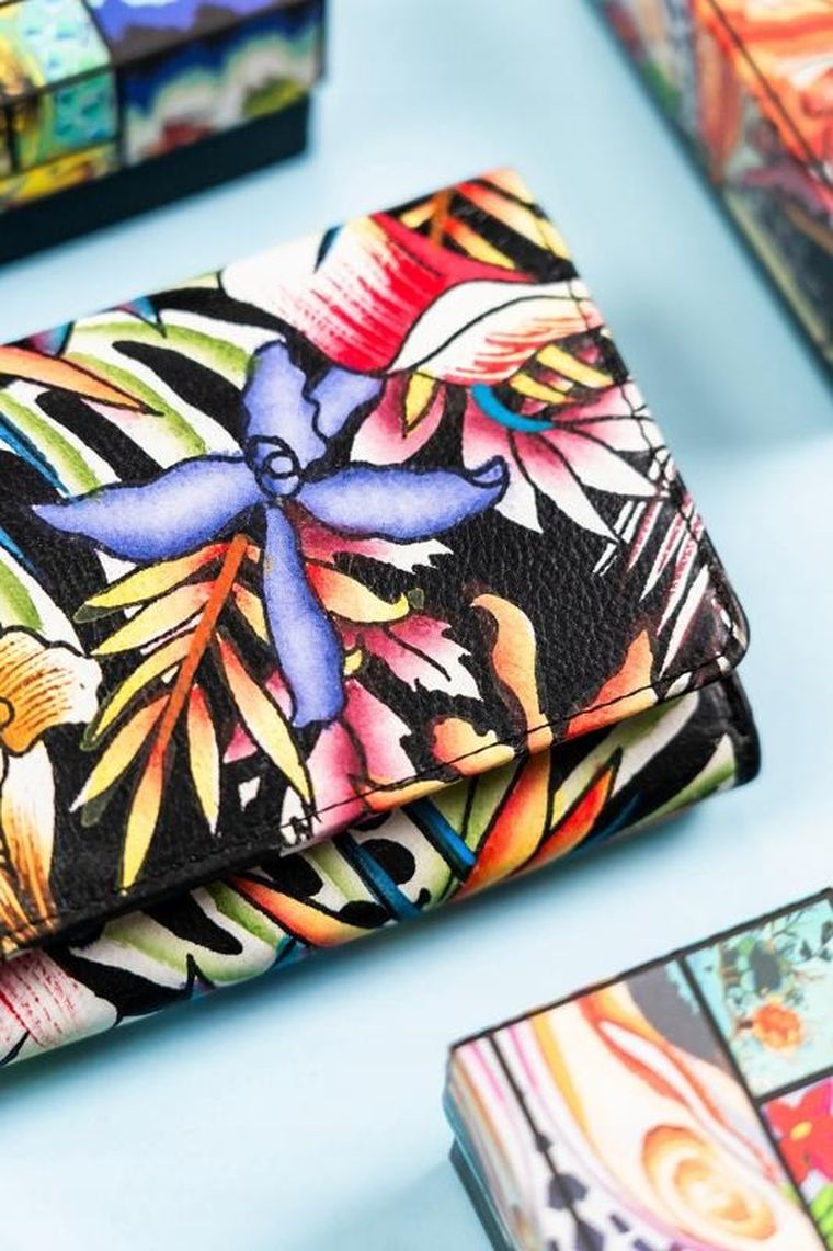 Portfel, mix, skórzany, Rovicky