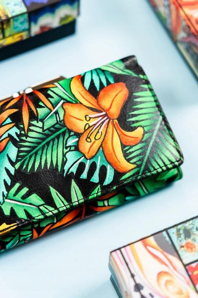 Portfel, mix, skórzany, Rovicky