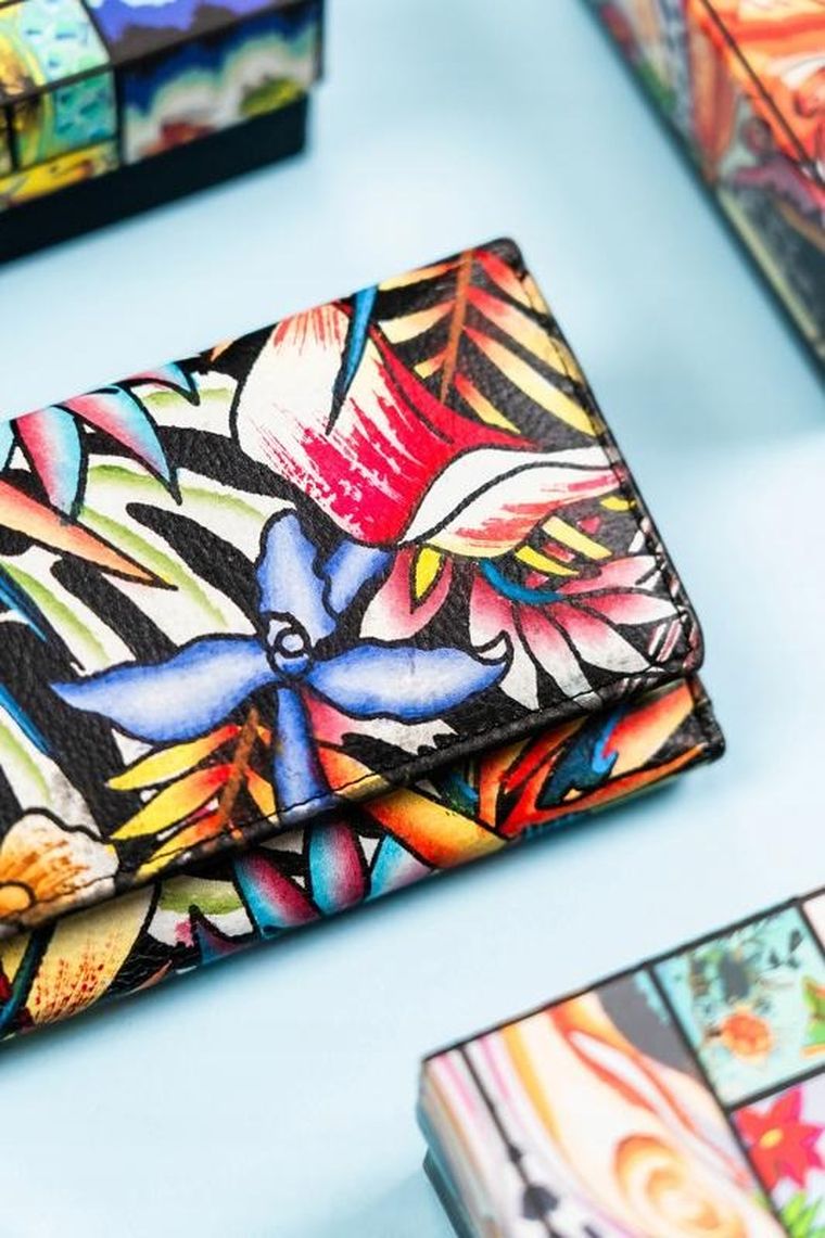 Portfel, mix, skórzany, Rovicky