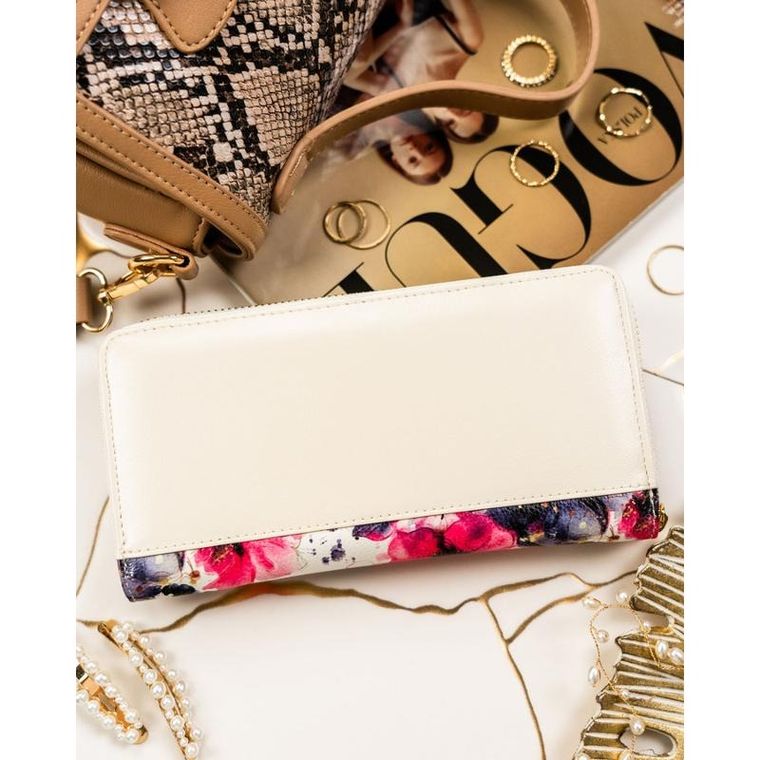 Portfel-piórnik, mix, skóra naturalna i ekologiczna, Peterson