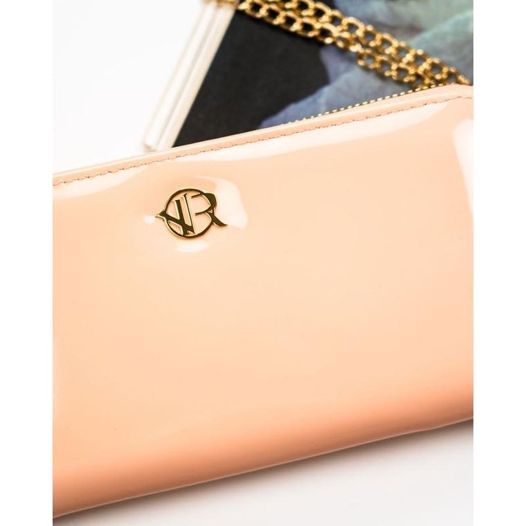 Portfel, różowy, skóra ekologiczna, Rovicky