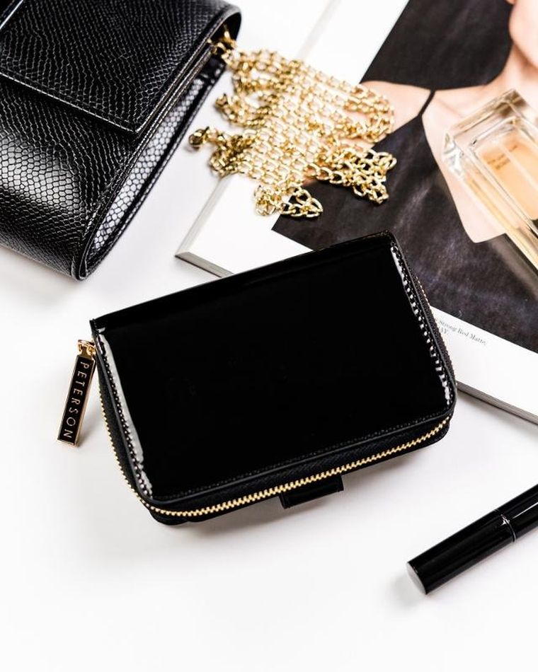 Portfel, skórzany, RFID, Peterson