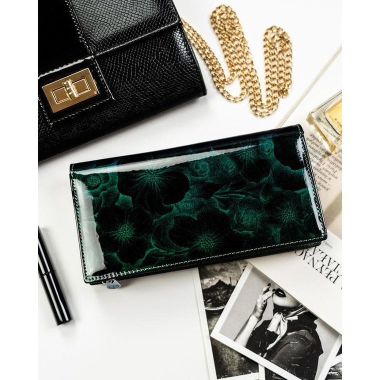 Portfel, zielony, RFID, Peterson