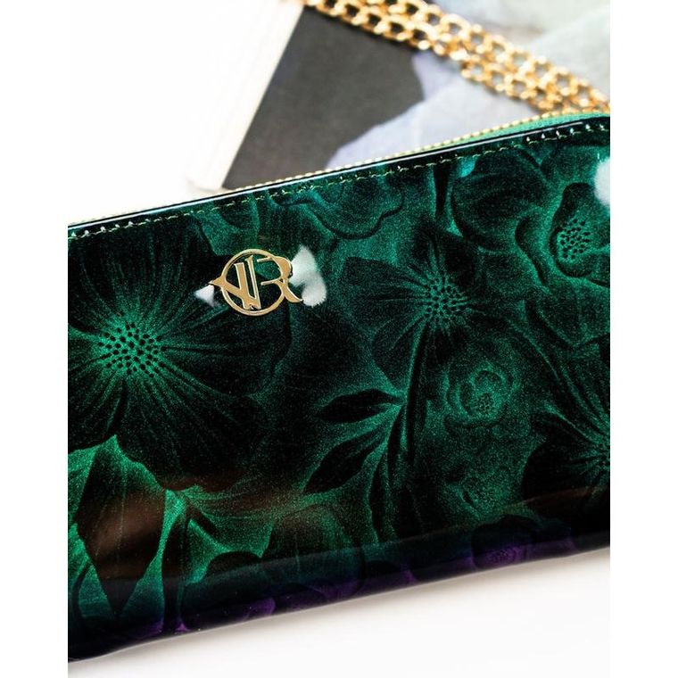 Portfel, zielony, skóra ekologiczna, Rovicky