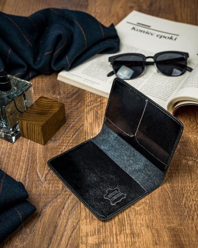 Porządne skórzane etui na dokumenty Buffalo Wild