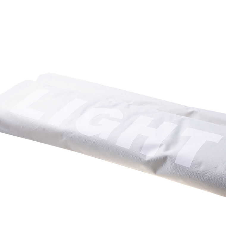 Potrójny kosz na bieliznę, biały