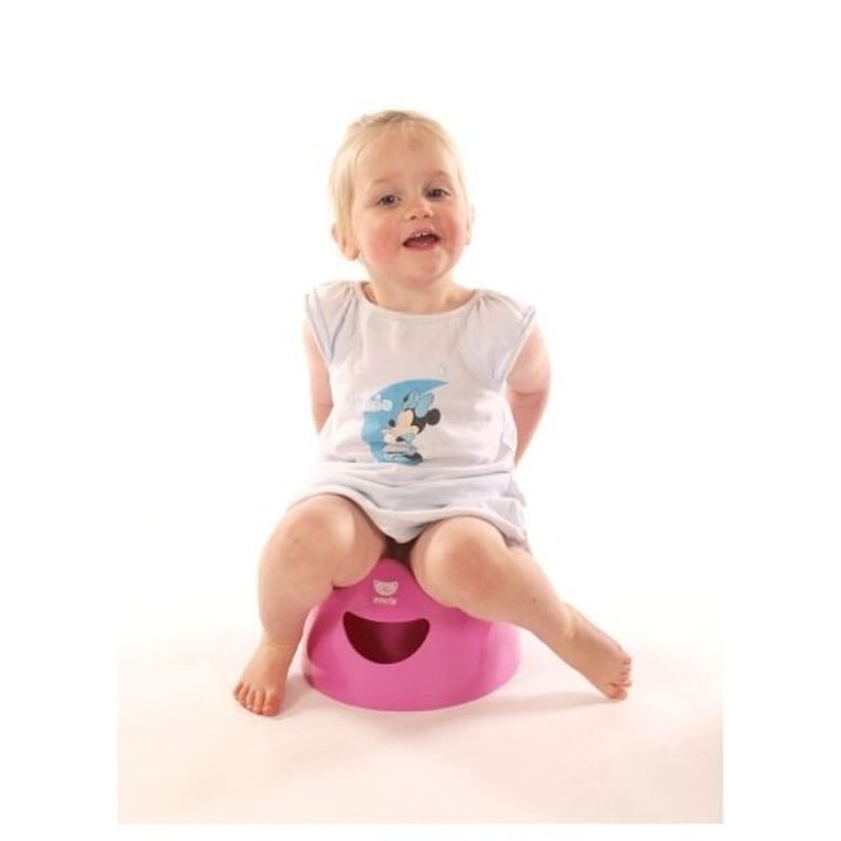 Pourty, nocnik, różowy