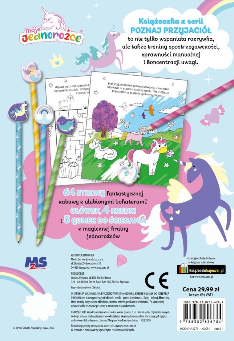 Poznaj przyjaciół. Kolory magii. Moje Jednorożce