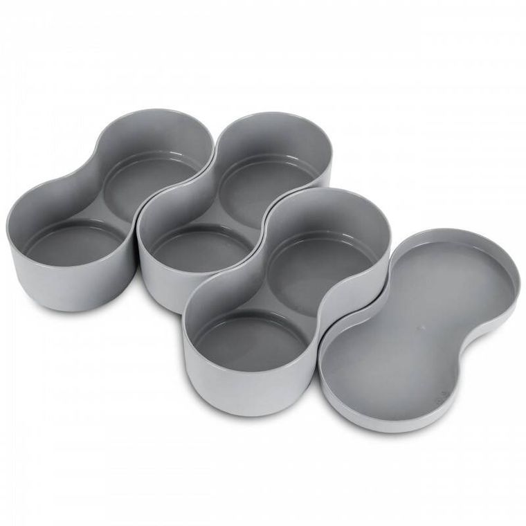 Practic, skladany pojemnik na przekąski, 17-13-16 cm