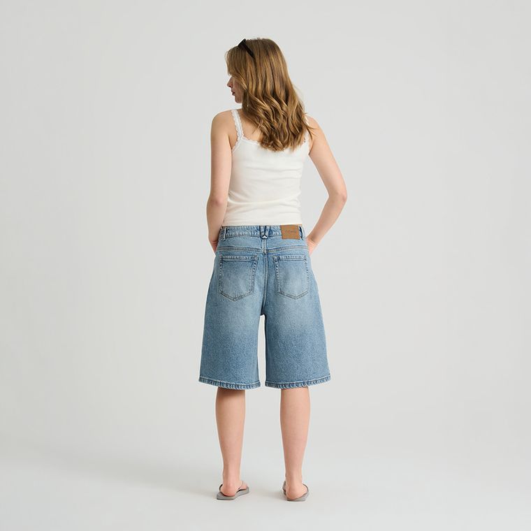 Prążkowany top z domieszką modalu NOWEAR