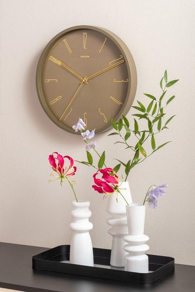 Present Time, szklany wazon ręcznie wykonany, Cone, Ø 9 cm