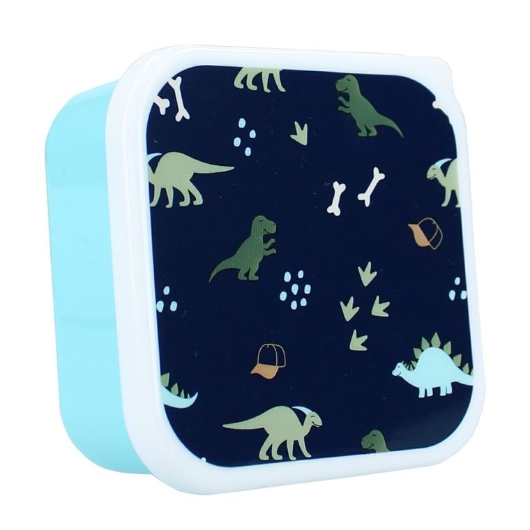 Pret, Dino, lunchbox, Snack Box 3w1, navy