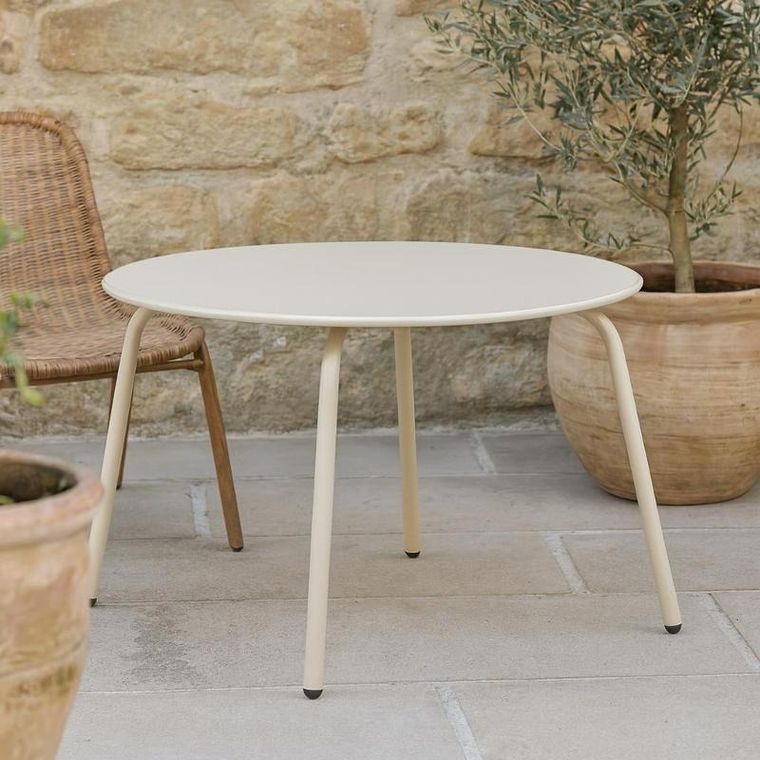 Progarden, okrągły stolik tarasowy, stalowy, 40-70 cm