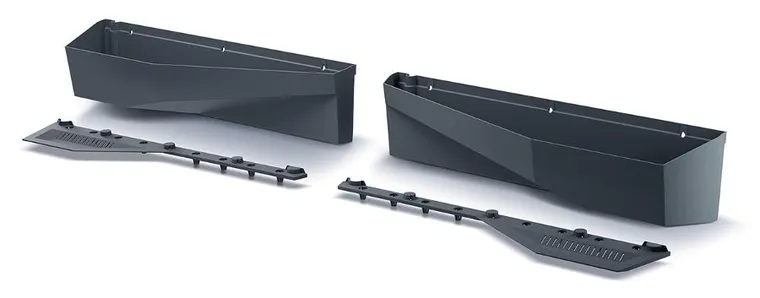 Prosperplast, kwietnik wertykalny, antracytowy, 4 elementy