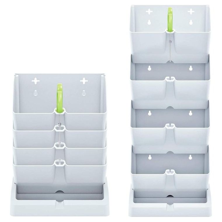 Prosperplast, kwietnik wertykalny, stojący, biały