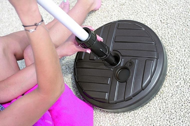 Prosperplast, podstawa do parasola, okrągła, zielony