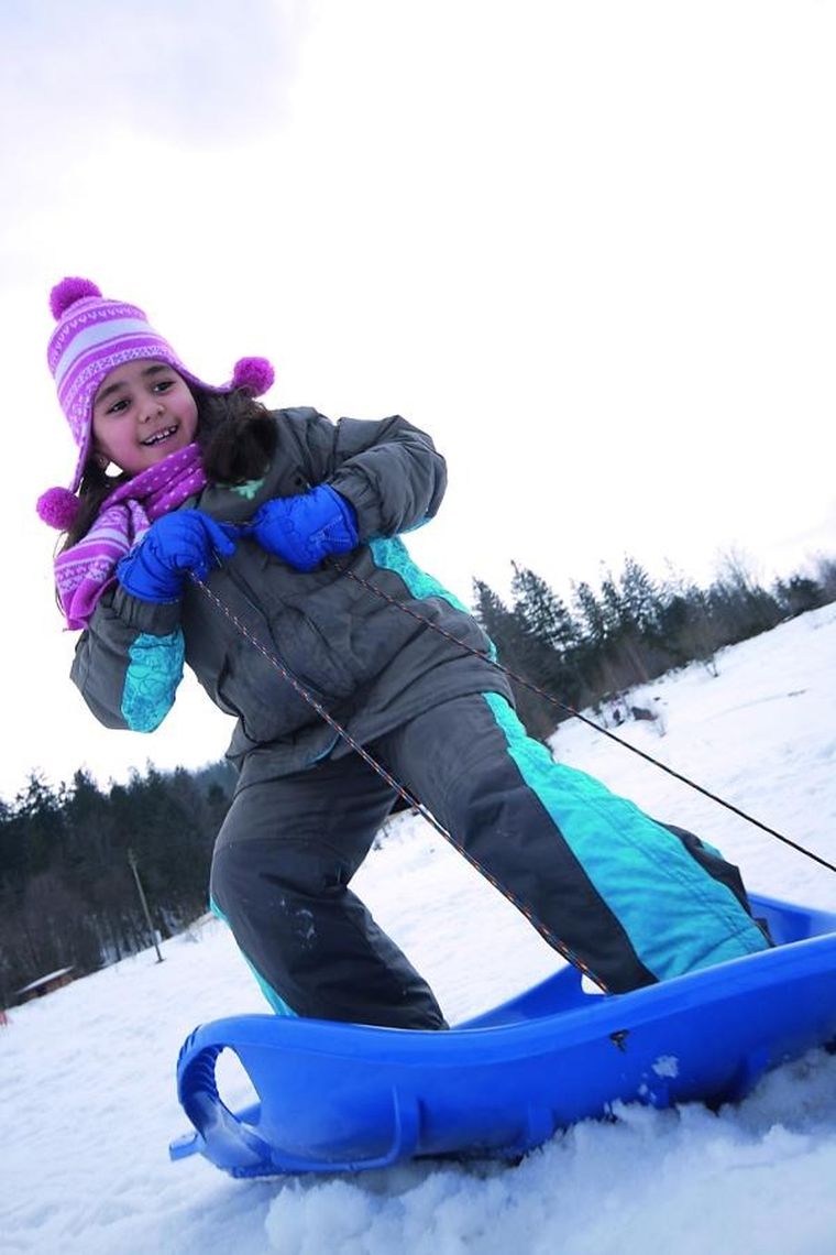 Prosperplast, ślizg zjazdowy, niebieski