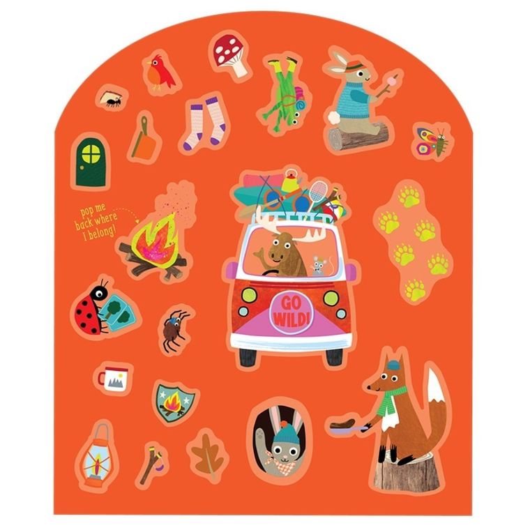 Przygoda. Zestaw naklejek wielokrotnego użytku