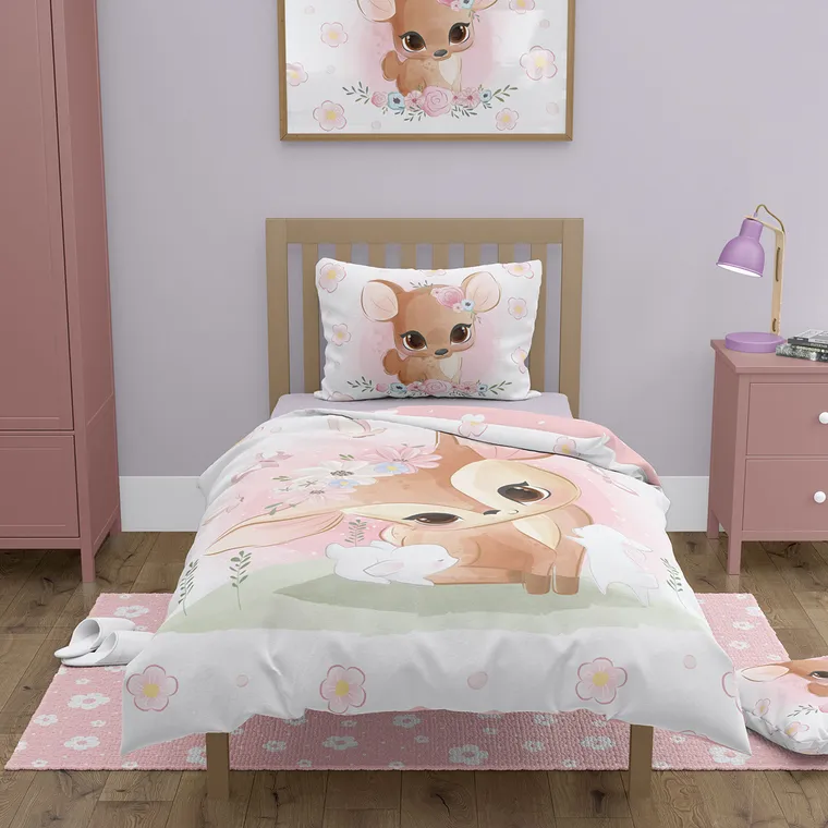 Przytulaki, Sarenka, 2-częściowy komplet pościeli, 100-135 cm