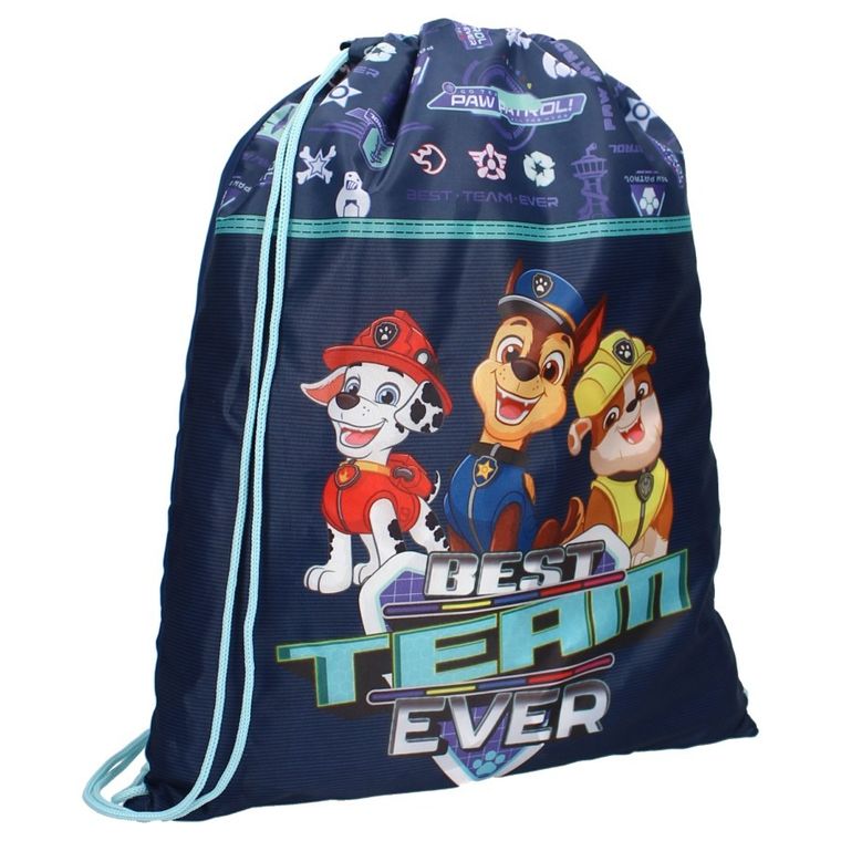 Psi Patrol, Best Team Ever, worek sportowy, niebieski