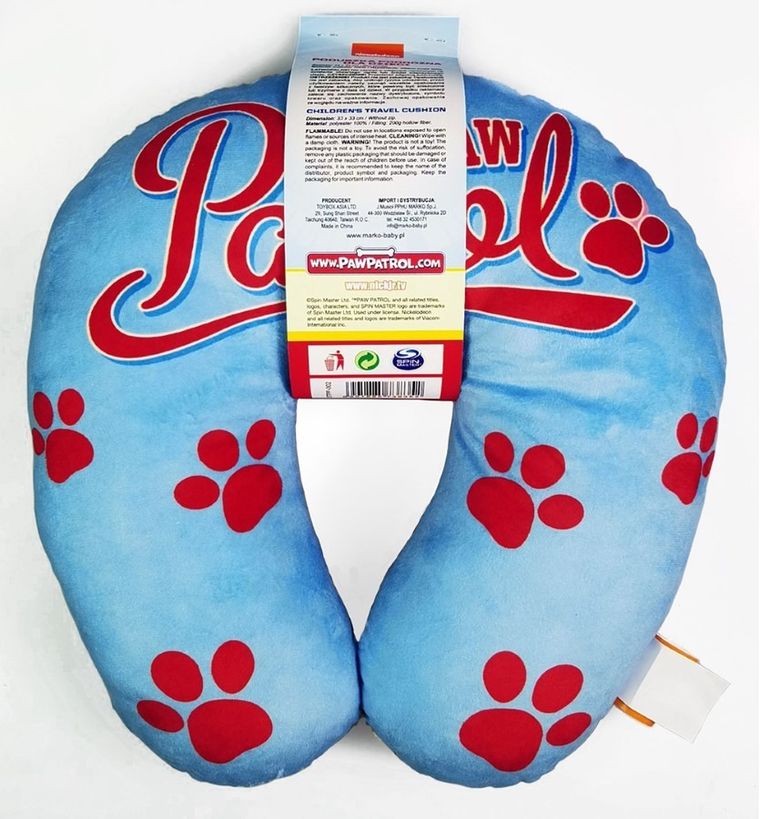 Psi Patrol, Chase, poduszka podróżna do fotelika samochodowego