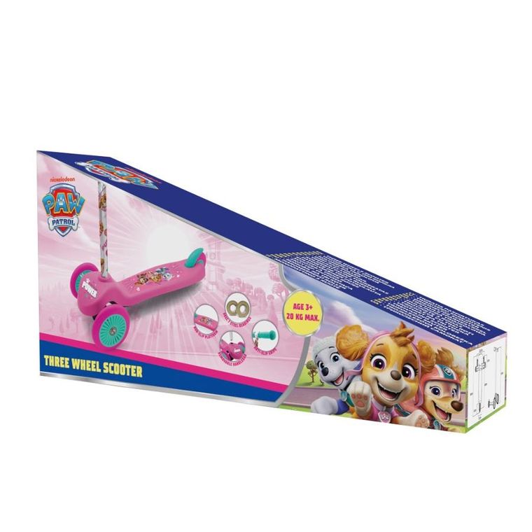 Psi patrol, hulajnoga 3-kołowa, balansowa