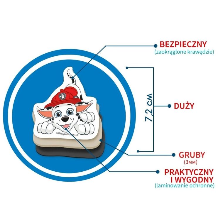 Psi Patrol, magnesy, 22 szt.