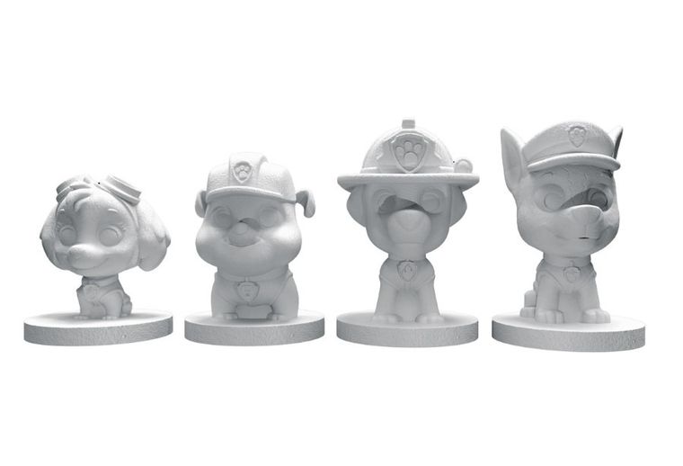 Psi Patrol, Shaker Maker, zestaw kreatywny do tworzenia i malowania figurek