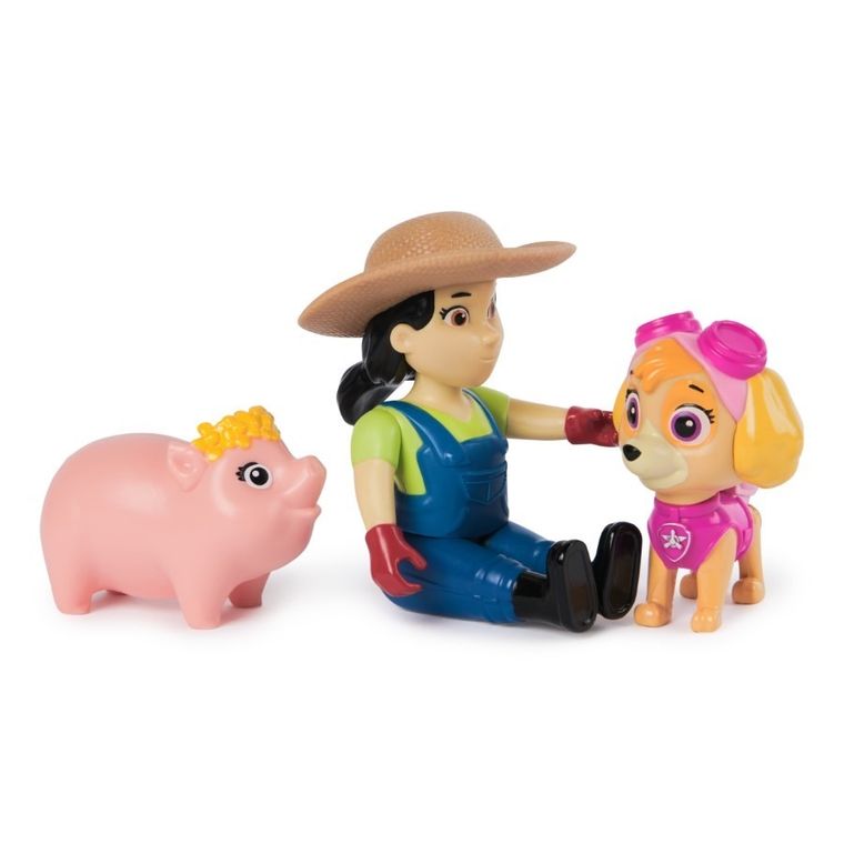 Psi Patrol, Skye & farmer Yumi, zestaw figurek