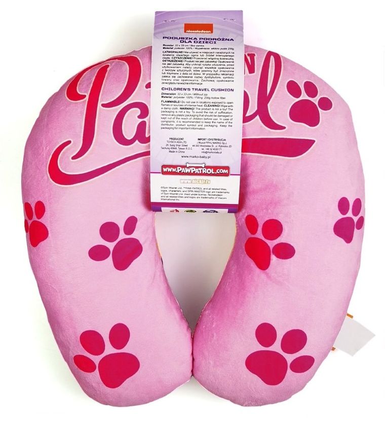 Psi Patrol, Skye, poduszka podróżna do fotelika samochodowego