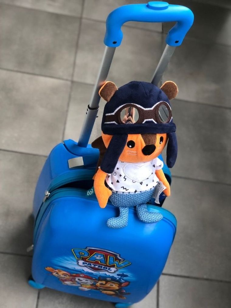 Psi Patrol, walizka podróżna na kółkach
